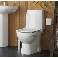 Унитаз напольный Sanita Luxe Next Slim WC.CC/Next/2-SlimDM/WHT.G/S1 - Изображение №6 — Chaika Market