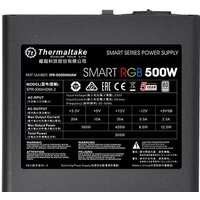 Блок питания Thermaltake Smart RGB 500W SPR-500AH2NK-2 - Изображение №4 — Chaika Market