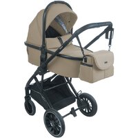 Универсальная коляска Indigo Desire (2 в 1, бежевый) — Chaika Market