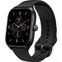 Умные часы Amazfit GTS 4 (черный, с черным ремешком из фторэластомера) — Chaika Market