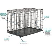 Клетка Midwest Contour для собак 2 двери 842DD (108x75x77см) - Изображение №7 — Chaika Market