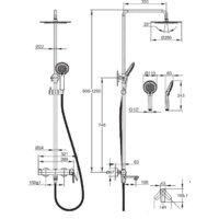 Душевая система  Cersanit Moduo 64088 - Изображение №10 — Chaika Market