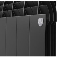 Алюминиевый радиатор Royal Thermo Biliner Alum 500 Noir Sable (4 секции) - Изображение №4 — Chaika Market