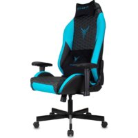 Игровое (геймерское) кресло Knight Neon (черный/голубой) - Изображение №3 — Chaika Market