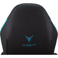 Игровое (геймерское) кресло Knight Neon (черный/голубой) - Изображение №12 — Chaika Market