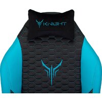 Игровое (геймерское) кресло Knight Neon (черный/голубой) - Изображение №11 — Chaika Market