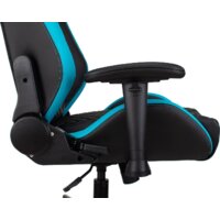 Игровое (геймерское) кресло Knight Neon (черный/голубой) - Изображение №13 — Chaika Market