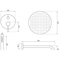 Душевая система  Calani Nexos CAL-B0006 - Изображение №6 — Chaika Market