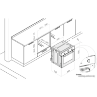 Газовый духовой шкаф Korting OGG771CFW - Изображение №3 — Chaika Market