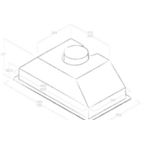 Кухонная вытяжка Elica Era C WH/A/52 - Изображение №2 — Chaika Market
