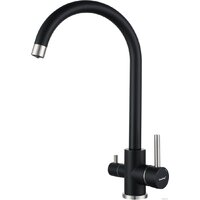 Смеситель GranFest QUARZ GF-Z5420 (черный) — Chaika Market