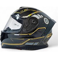 Мотошлем AIM RH365 365-012-L (L, Carbon Kaiqi Golden) - Изображение №2 — Chaika Market