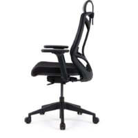 Офисное кресло Chair Meister Nature II Slider (черная крестовина, черный) - Изображение №4 — Chaika Market