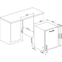 Встраиваемая посудомоечная машина Smeg STL233CLH - Изображение №2 — Chaika Market