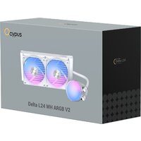 Система жидкостного охлаждения для процессора Ocypus Delta L24 WH ARGB V2 (белый) - Изображение №8 — Chaika Market