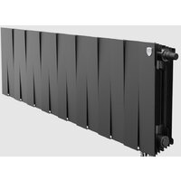 Биметаллический радиатор Royal Thermo PianoForte 300 Noir Sable (16 секций) - Изображение №2 — Chaika Market