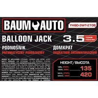 Домкрат BaumAuto BM-YHQD-3WT-270B 3.5т - Изображение №6 — Chaika Market
