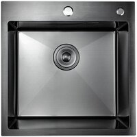 Кухонная мойка Stellar S5050NB-S1 (нано черный) — Chaika Market