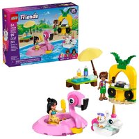 Конструктор LEGO Friends Вечеринка у бассейна с единорогами и фламинго 42658 - Изображение №2 — Chaika Market