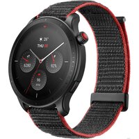 Умные часы Amazfit GTR 4 (серый, с черным нейлоновым ремешком) — Chaika Market