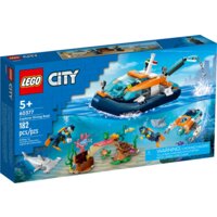 Конструктор LEGO City 60377 Исследовательская водолазная лодка — Chaika Market