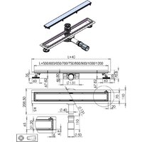 Трап/канал Roxen GunMetal 91050-90GM - Изображение №6 — Chaika Market