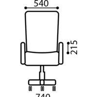 Офисное кресло Brabix Strong HD-009 (черный/серый) - Изображение №14 — Chaika Market