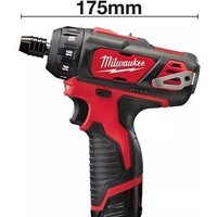 Винтоверт Milwaukee M12 BD-202C 4933441900 (с 2-мя АКБ, кейс) - Изображение №3 — Chaika Market