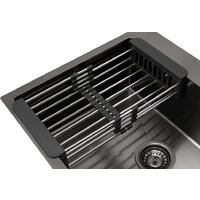 Кухонная мойка ARFEKA Eco AR мойка 450*500, коландер, дозатор Black - Изображение №6 — Chaika Market