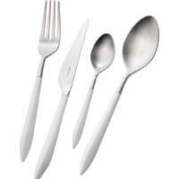 Набор столовых приборов Bugatti Ares ASBA-004F50 (24 пр, матовая сталь/слоновая кость) - Изображение №2 — Chaika Market