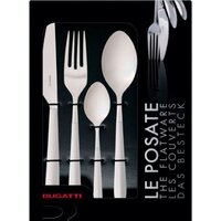 Набор столовых приборов Bugatti Ares ASBA-004F50 (24 пр, матовая сталь/слоновая кость) - Изображение №3 — Chaika Market
