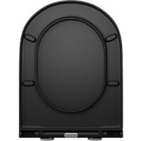 Унитаз подвесной D&K Venice DT1026025 (черный, сиденье микролифт) - Изображение №8 — Chaika Market