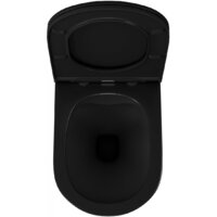 Унитаз подвесной D&K Venice DT1026025 (черный, сиденье микролифт) - Изображение №2 — Chaika Market
