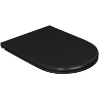 Унитаз подвесной D&K Venice DT1026025 (черный, сиденье микролифт) - Изображение №5 — Chaika Market