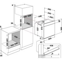 Электрический духовой шкаф Whirlpool WTA C 8411 SC OW - Изображение №5 — Chaika Market