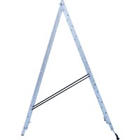Лестница-стремянка Новая высота NV 122 алюминиевая двухсекционная 2x12 ступеней - Изображение №4 — Chaika Market