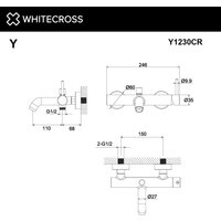 Смеситель Whitecross Y Y1230NIB (брашированный никель) - Изображение №3 — Chaika Market