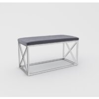 Банкетка Hype Mebel Куб (белый/серый) — Chaika Market