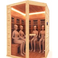 Инфракрасная сауна Шингарёв и Ко Угловая 4-местная - Изображение №2 — Chaika Market