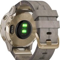 Умные часы Garmin Fenix 6S Pro Solar (светло-золотистый, замша) - Изображение №3 — Chaika Market