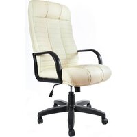 Офисное кресло Деловая обстановка Атлант Стандарт кожа люкс (белый) — Chaika Market