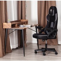 Игровое (геймерское) кресло TetChair iBear (ткань черный/серый) - Изображение №35 — Chaika Market
