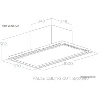 Кухонная вытяжка Elica Hilight-X H30 IX/A/100 PRF0163520 - Изображение №4 — Chaika Market