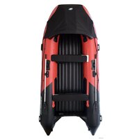 Моторно-гребная лодка Gladiator E420PRO (черный/красный) - Изображение №4 — Chaika Market