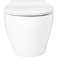 Унитаз подвесной Saniteco KW-99046 + Berges АТОМ 410 040333 (с кнопкой) - Изображение №13 — Chaika Market