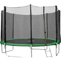 Батут Happy Jump 12ft Pro 374 см с внешней сеткой и лестницей — Chaika Market