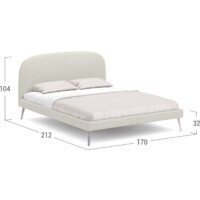 Кровать Moon Family 1234 MF007502 160x200 - Изображение №9 — Chaika Market