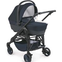 Универсальная коляска CAM Combi Tris (3 в 1, медведь,синий) — Chaika Market