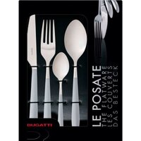 Набор столовых приборов Bugatti Ares ASBG-004F50 (24 пр, матовая сталь/серый) - Изображение №3 — Chaika Market