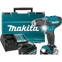 Ударная дрель-шуруповерт Makita HP333DWME (с 2-мя АКБ, кейс) — Chaika Market